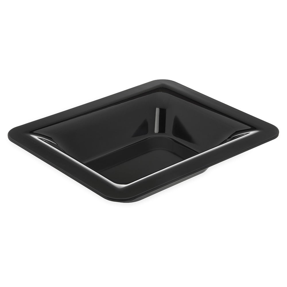 Carlisle 4443203 Half Size Food Pan - 2.5"D, Melamine, Black