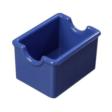 Carlisle 455014 Sugar Packet Caddy - 20-Packet Capacity, Styrene, Ocean Blue