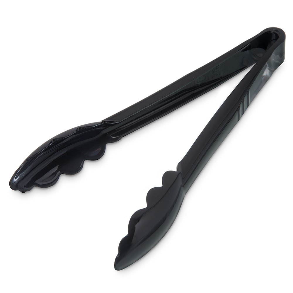 Carlisle 470903 9"L Utility Tong - Plastic, Black