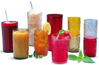 Carlisle 551704 9.5-oz Stackable Tumbler - Polycarbonate, Yellow
