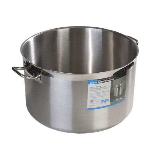 Carlisle 601164 60-qt Stock Pot -18/10 Stainless