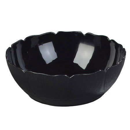 Carlisle 691403 Petal Mist Bowl - 12"- 5.6 qt - Black