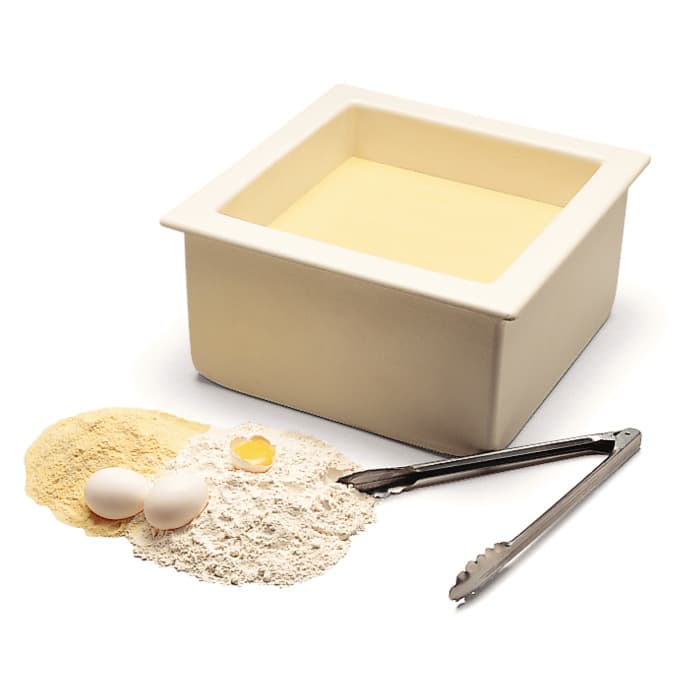 Carlisle CM107202 10-qt Square Batter Pan - Refrigerant Gel Insulated, White