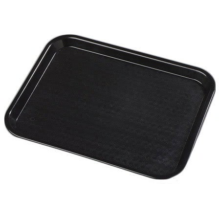Carlisle CT1014-8103 Rectangular Cafe Tray - (6/Pk) 13-7/8x10-3/4" Black