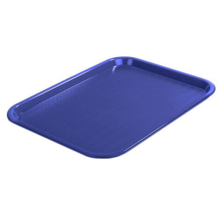 Carlisle CT1014-8114 Rectangular Cafe Tray - (6/Pk) 13-7/8x10-3/4" Blue