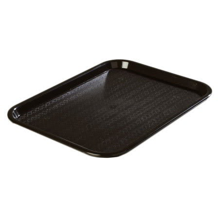 Carlisle CT1216-81-03 Rectangular Cafe Tray - (6/Pk) 16-5/16x12" Black