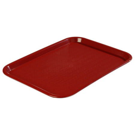 Carlisle CT1216-8161 Rectangular Cafe Tray - (6/Pk) 16-5/16x12" Burgundy