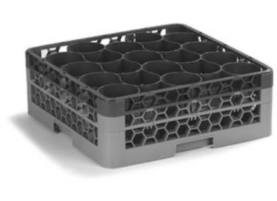 Carlisle REW20SC61 Dishwasher Rack Divided Extender, 20-Compartment, Burgundy