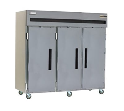 Delfield 6176XL-S 76.5" Three Section Reach-In Freezer, (3) Solid Doors, 120v