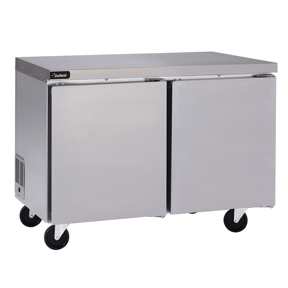Delfield UC4460N 20.2-cu ft Undercounter Refrigerator w/ (2) Sections & (2) Doors, 115v