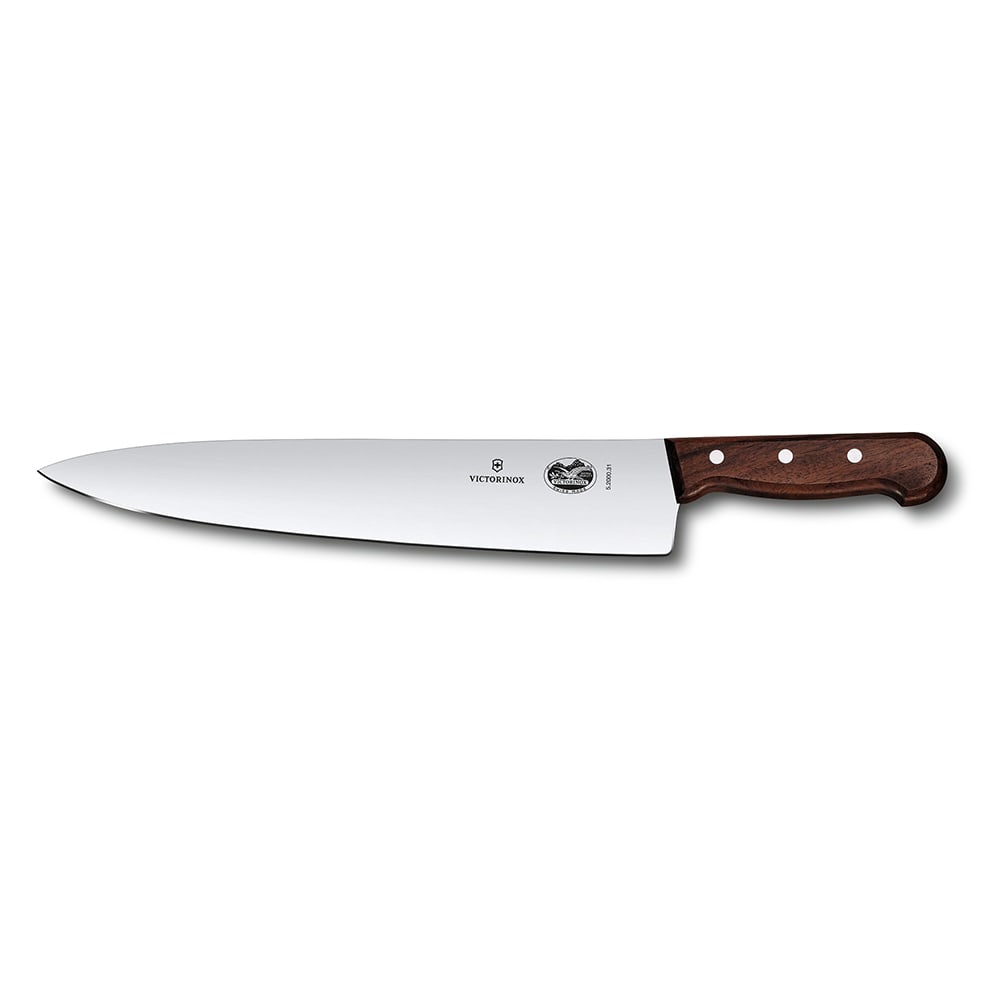 Victorinox - Swiss Army 40022 Chef's Knife w/ 12" Blade, Rosewood Handle