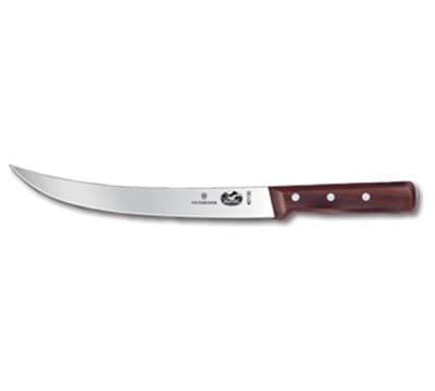 Victorinox - Swiss Army 40130 Curved Breaking Knife w/ 10" Blade, Rosewood Handle