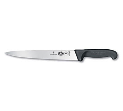 Victorinox - Swiss Army 40540 Pointed Tip Slicer Knife w/ 10" Semi-Flexible Blade, Black Handle
