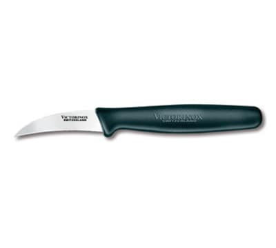 Victorinox - Swiss Army 40606 Bird's Beak Paring Knife w/ 2.25" Blade, High Carbon Steel, Black Polypropylene Handle