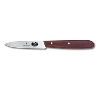 Victorinox - Swiss Army 47001 Paring Knife w/ 3.25" Blade, High Carbon Steel, Rosewood Handle