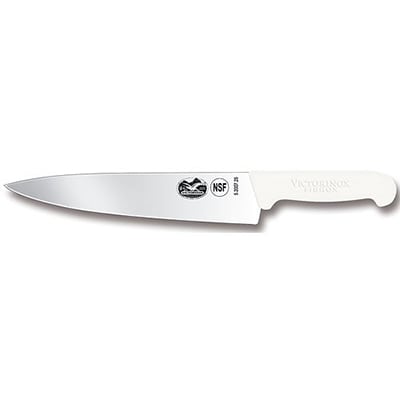 Victorinox - Swiss Army 5200725 Chef's Knife w/ 10" Blade, White Handle
