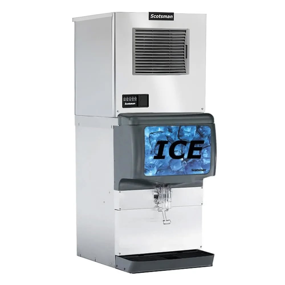 Scotsman C0322sa 1 Id150b 1 Kbt42 356 Lb Half Cube Ice Maker