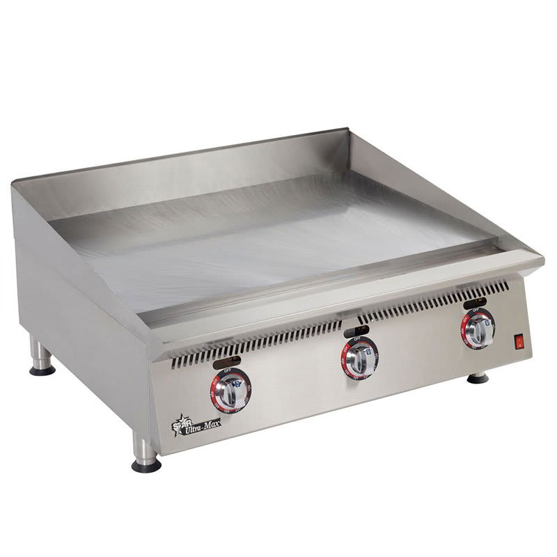 Star 836TSA 36" Gas Griddle - Thermostatic, 1" Steel Plate, NG