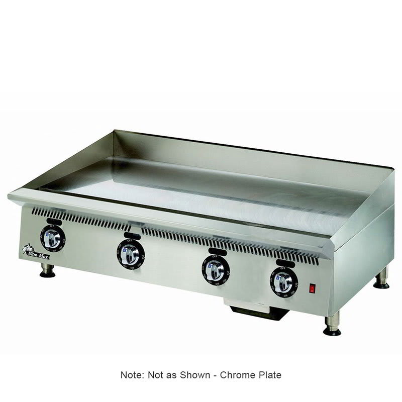 Star 848TSCHS 48" Gas Griddle - Thermostatic, 1" Chrome Plate, NG