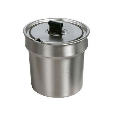 Star SSB7 Stainless Steel Bowl Inset, W/Cover, 7 qt, For Star 7RW Model Warmers