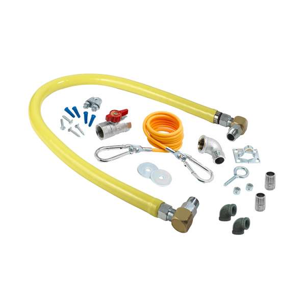 T&S HG-2D-36SK-FF SwiveLink Gas w/ Cable Kit - 3/4" NPT