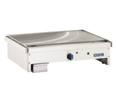 Royal Range RTY-24 24-in Teppan-Yaki Griddle w/ .75-in Plate & 1-Center Burner, NG