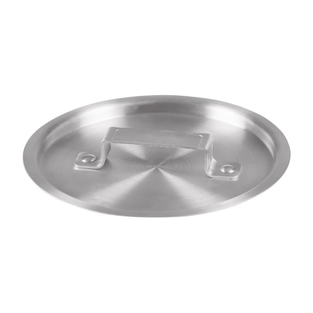 Winco WKCS-18 17-3/4 Stainless Steel Wok Cover with Handle