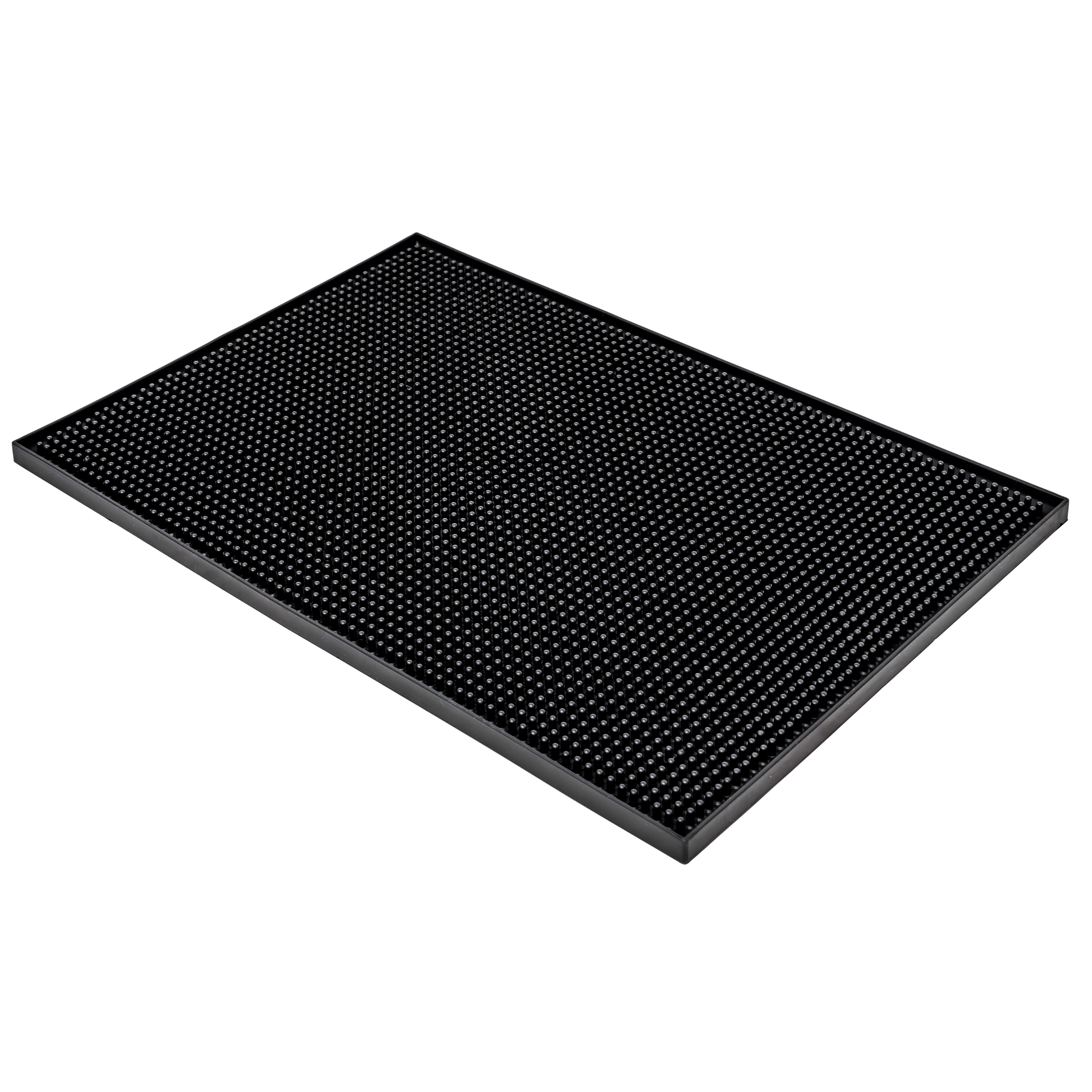 Black Winco 18-Inch x 12-Inch Service Mats Set of 3 by Winco US