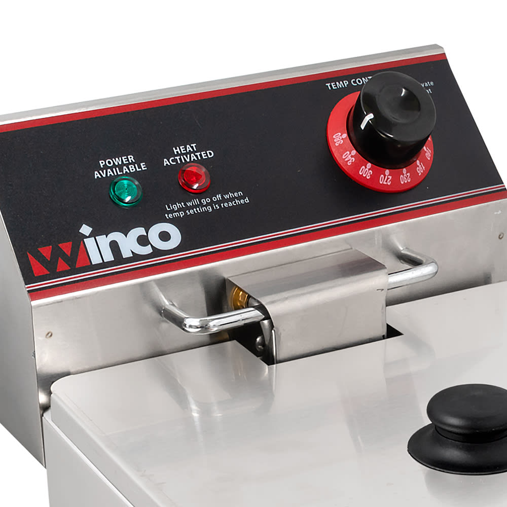 Winco EFS16 Countertop Electric Fryer (1) 16 lb Vat 120v