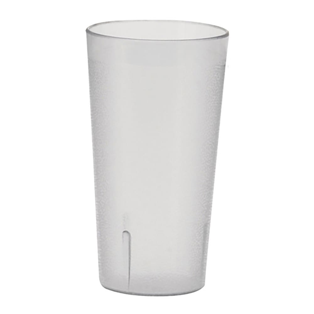 Winco PTP-09C 9 1/2 oz Clear Pebbled Plastic Tumbler