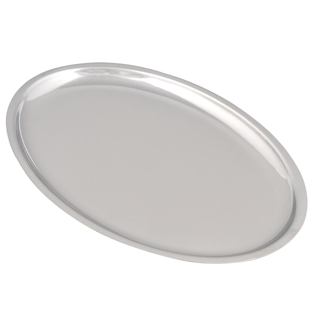 Winco APL-10 10-Inch Aluminum Oval Sizzling Platter