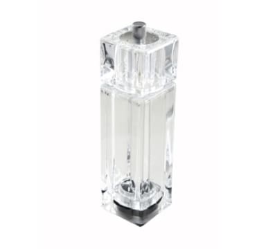 Winco WPMP-6 6"H Salt Shaker & Pepper Mill - Acrylic, Clear