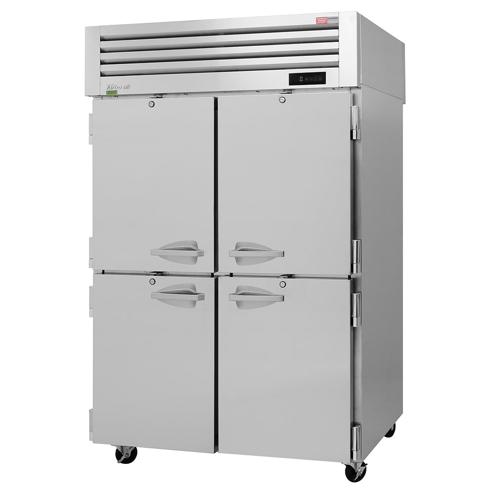 Turbo Air PRO-50-4F-N 52" Two Section Reach-In Freezer, (4) Solid Doors, 115v