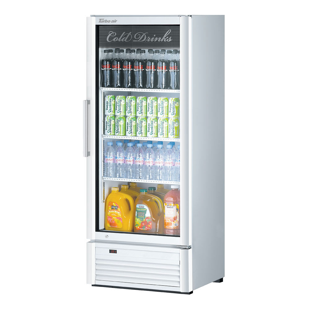 Turbo Air TGM-12SD-N6 25.75" One-Section Glass Door Merchandiser w/ Swing Door, 115v