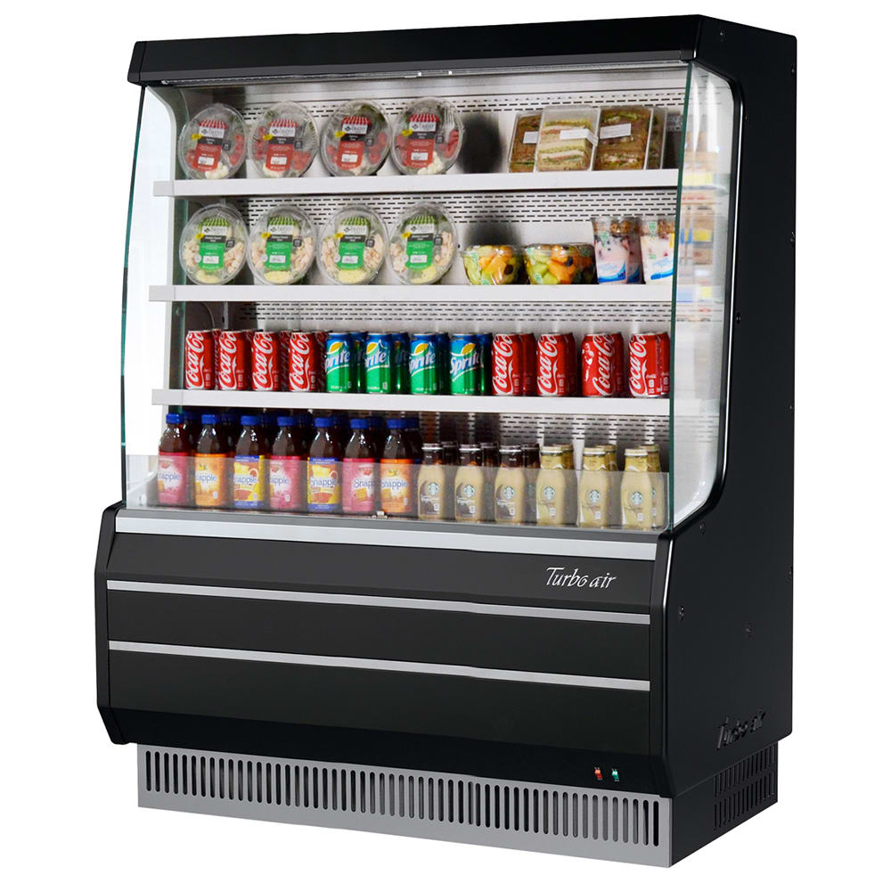 Turbo Air TOM-50MB 50" Vertical Open Air Cooler w/ (4) Levels, 115v