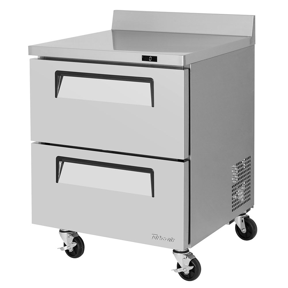 Turbo Air TWF-28SD-D2-N 7 cu ft Worktop Freezer w/ (1) Section & (2) Drawers, 115v