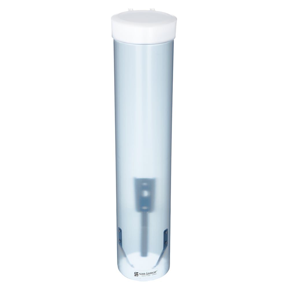 San Jamar C3165FBL Medium PullType Water Cup Dispenser, Cone 4 10 oz