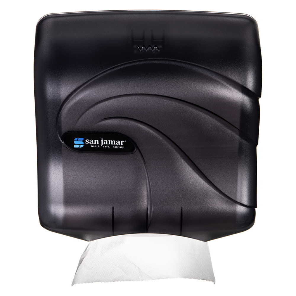 San Jamar T1759TBK Wall Mount Paper Towel Dispenser w/ 240 C Fold