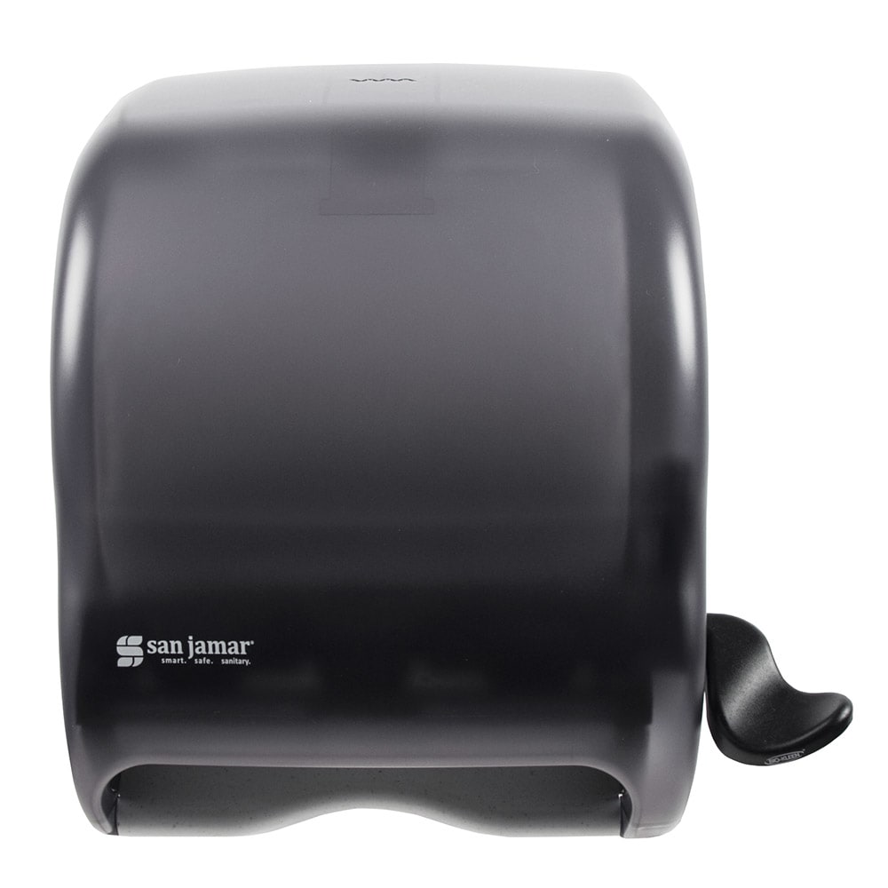 San Jamar T950TBK Wall Mount Roll Paper Towel Dispenser Plastic