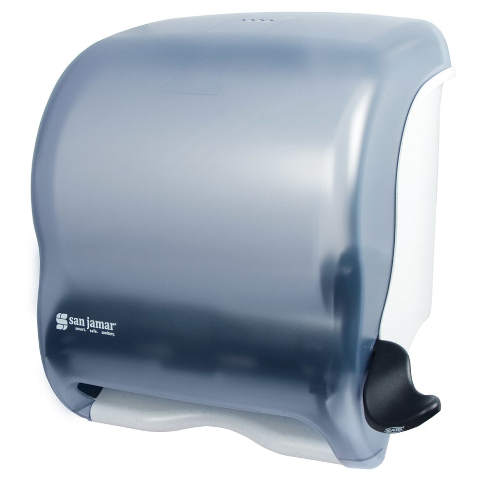 San Jamar T950TBL Wall Mount Roll Paper Towel Dispenser - Plastic ...