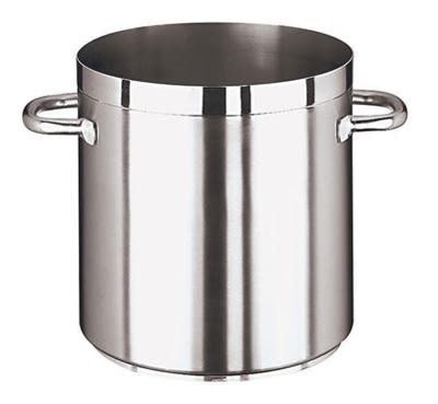 Grand Gourmet Stainless Steel Stock Pot with Glass Lid, 12 Quart