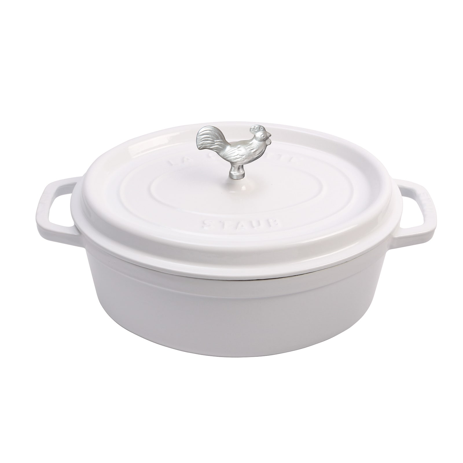 Staub Cast Iron Coq Au Vin Cocotte, Basil, 5.75 quart