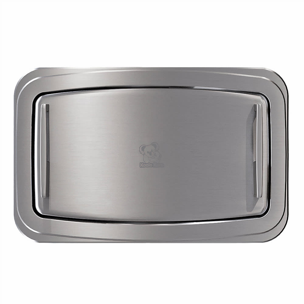 Koala Kare Kb310 Sswm Horizontal Wall Mount Changing Station Gray Plastic Bed Satin Stainless Exterior