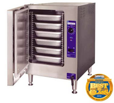 Cleveland 22CET6.1 Electric Countertop Steamer w/ (6) Full Size Pan Capacity, 240v/1ph