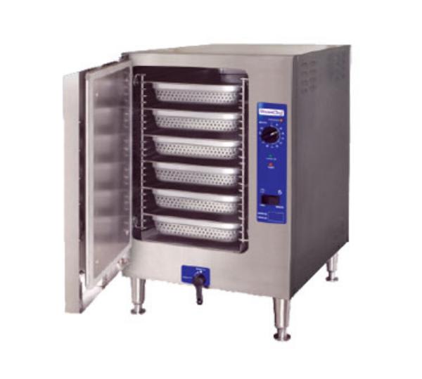 Cleveland 22CET6.1 Electric Countertop Steamer w/ (6) Full Size Pan Capacity, 240v/3ph
