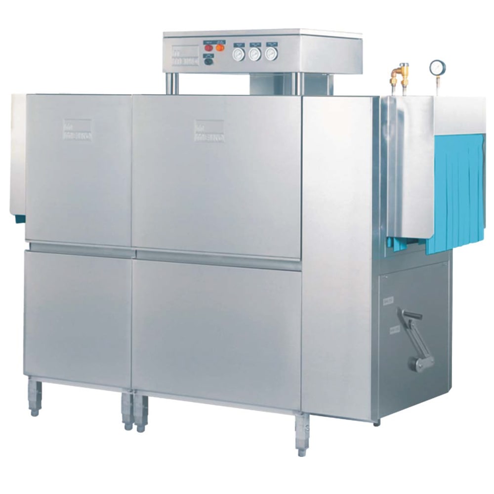 Meiko K-76E 92" High Temp Conveyor Dishwasher w/ Electric Tank Heat, 208v/3ph