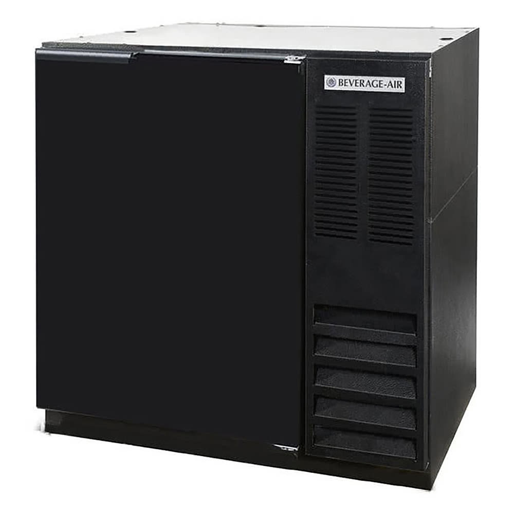Beverage Air BB36HC-1-B-27 36" (1) Section Bar Refrigerator - Swinging Solid Door, 115v