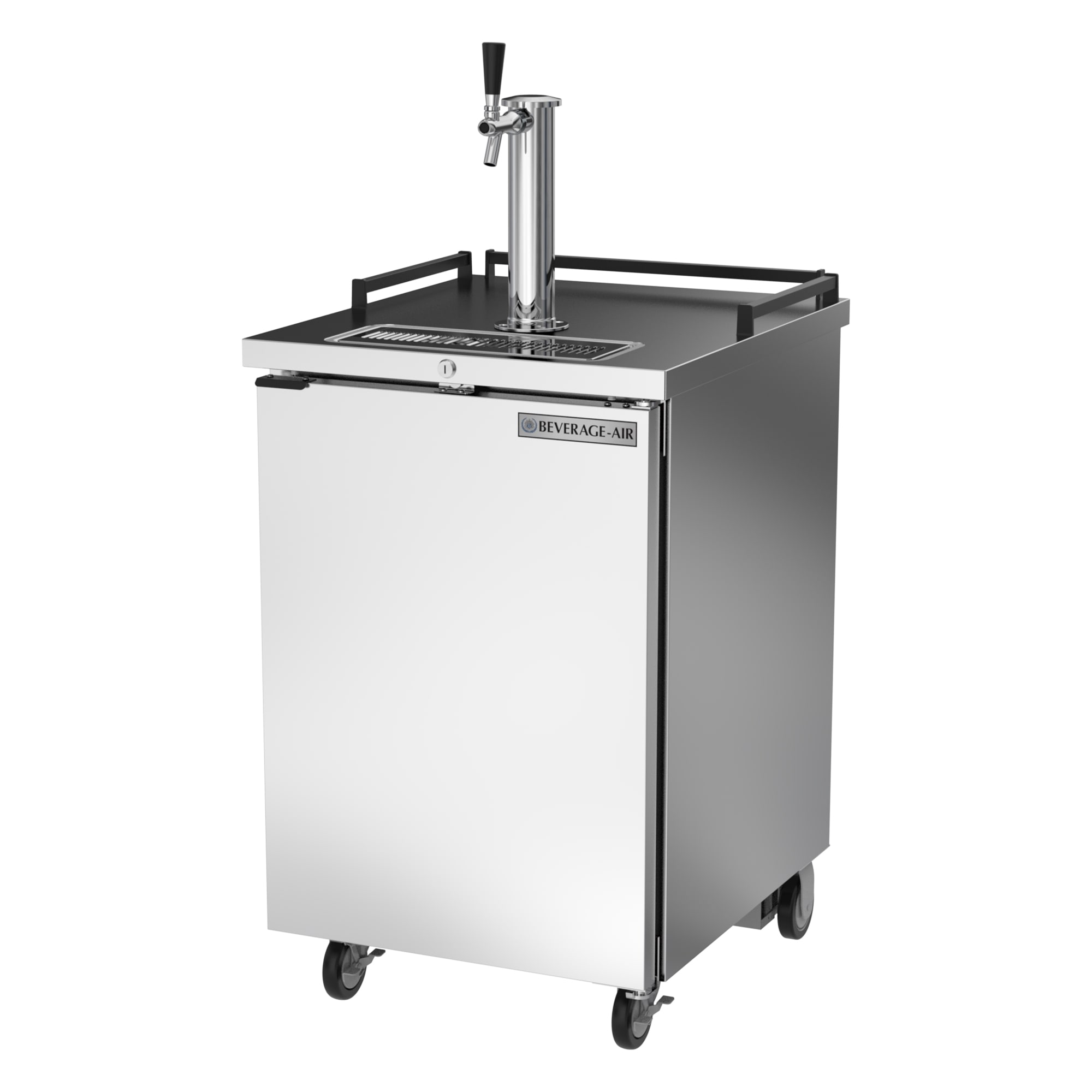 Beverage Air BM23HC-S-31 24" Draft Beer System w/ (1) Keg Capacity - (1) Column, Black, 115v