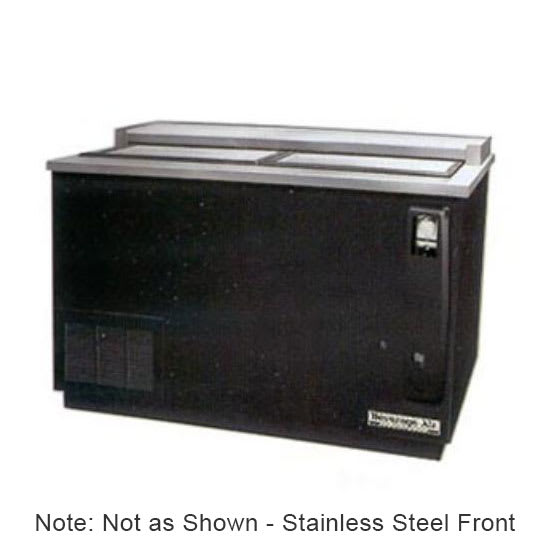 Beverage Air DW49-S 50" Forced Air 420 Capacity Bottle Cooler - Lid Locks, 115v