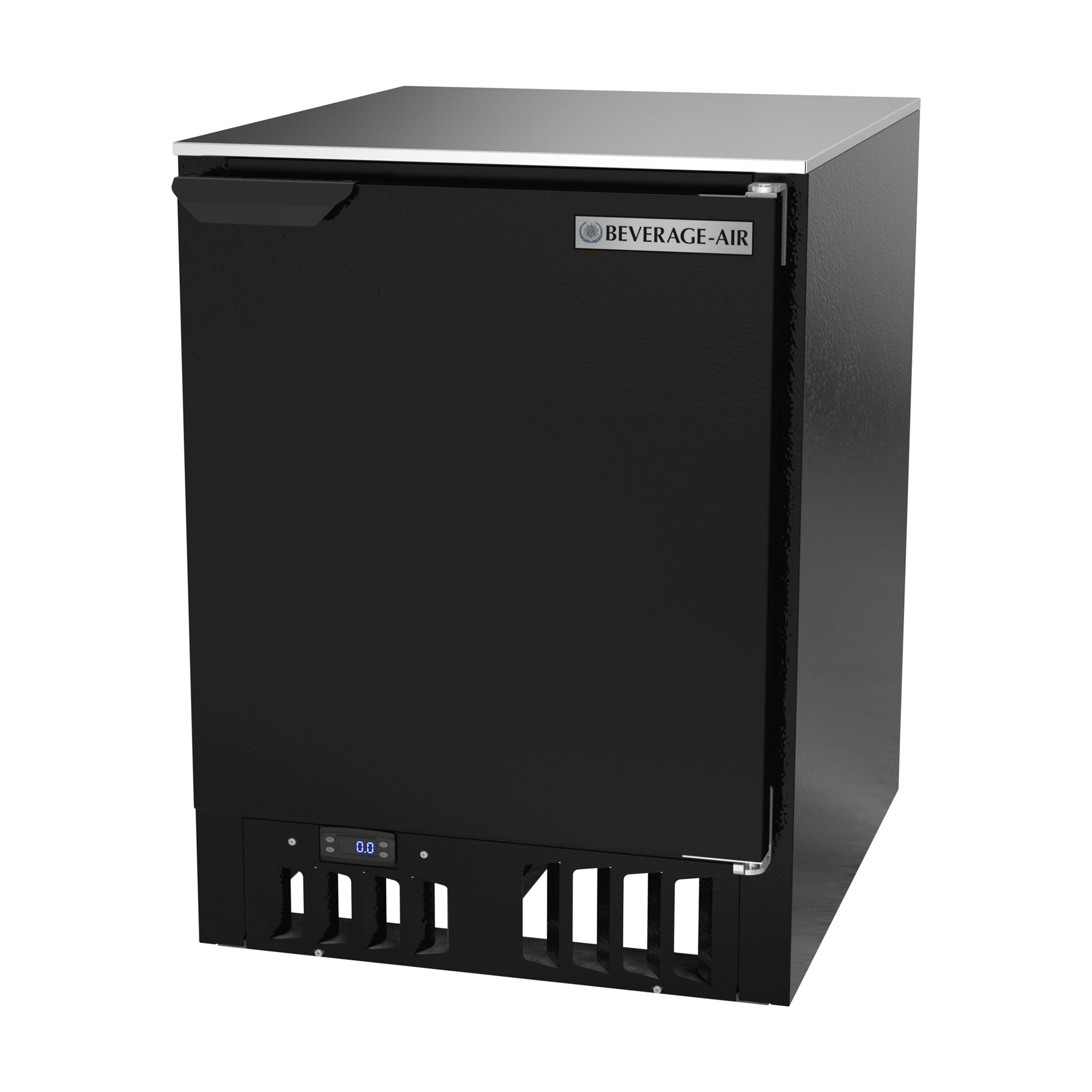 Beverage Air FLG24HC-1-B 1 Section Glass Chiller - Black, 115v